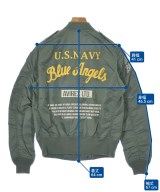 AVIREX（アヴィレックス）ミリタリーブルゾン カーキ サイズ:M メンズ/2200666055019