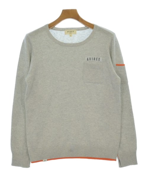 AVIREX(アヴィレックス)ニット・セーター グレー サイズ:L/2200665235016