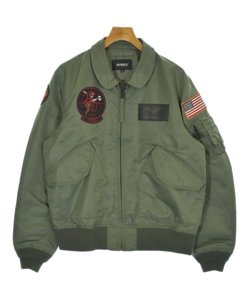 AVIREX(アヴィレックス)ミリタリーブルゾン カーキ サイズ:XL/2200667803022