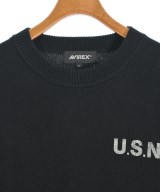 AVIREX（アヴィレックス）ニット・セーター 黒 サイズ:L メンズ/2200667803220