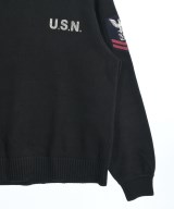 AVIREX（アヴィレックス）ニット・セーター 黒 サイズ:L メンズ/2200667803220