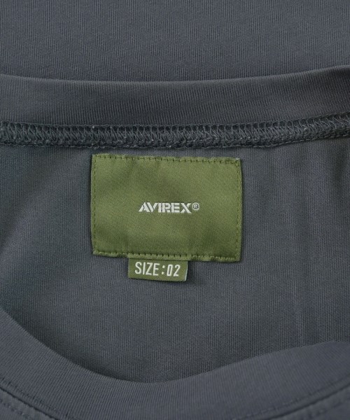 AVIREX（アヴィレックス）Tシャツ・カットソー グレー サイズ:2(M位) メンズ/2200667803244