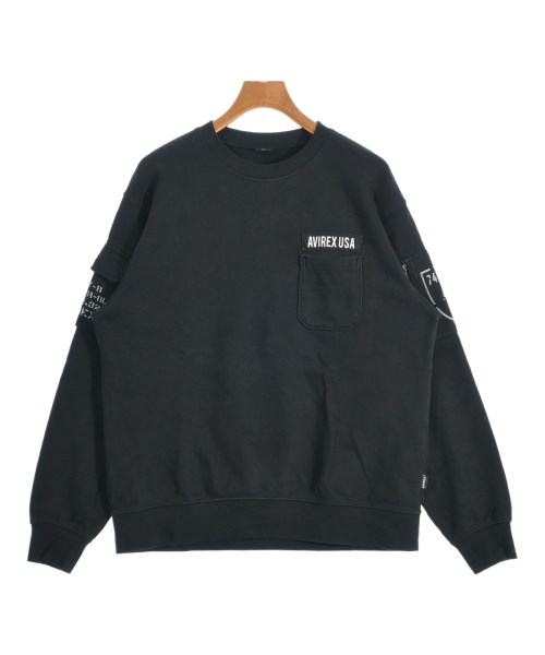 AVIREX(アヴィレックス)スウェット 黒 サイズ:XL/2200667803329