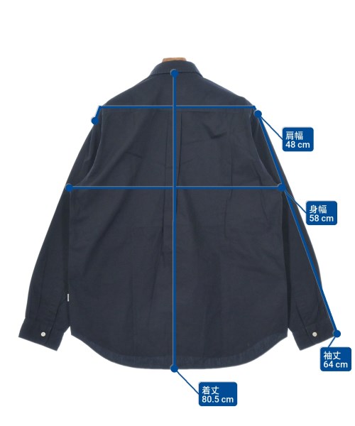 AVIREX（アヴィレックス）カジュアルシャツ 紺 サイズ:XL メンズ/2200667803343