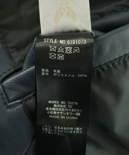 AVIREX（アヴィレックス）ライダース 紺 サイズ:F メンズ/2200729468015
