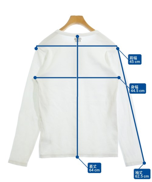 AVIREX（アヴィレックス）Tシャツ・カットソー 白 サイズ:L メンズ/2200730419303