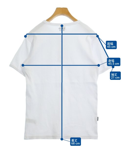 AVIREX（アヴィレックス）Tシャツ・カットソー 白 サイズ:L メンズ/2200730419310