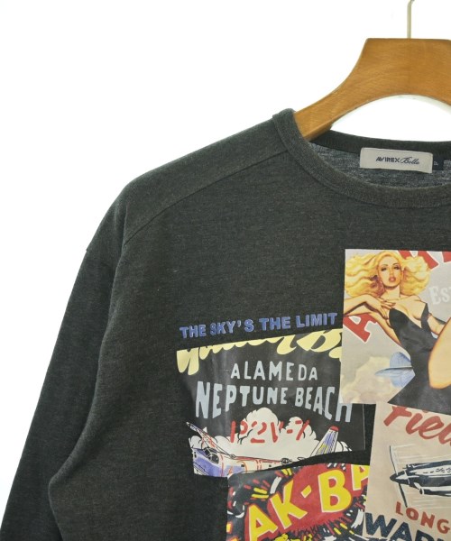 AVIREX（アヴィレックス）Tシャツ・カットソー グレー サイズ:F レディース/2200684098012