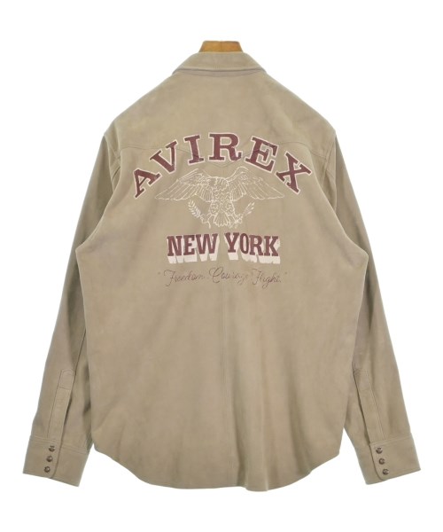 AVIREX（アヴィレックス）カジュアルシャツ ベージュ サイズ:XL メンズ/2200685422014
