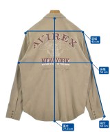 AVIREX（アヴィレックス）カジュアルシャツ ベージュ サイズ:XL メンズ/2200685422014