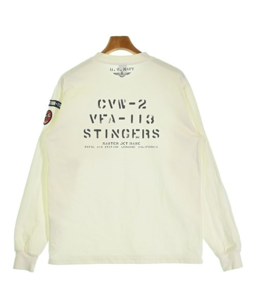 AVIREX（アヴィレックス）Tシャツ・カットソー 白 サイズ:L レディース/2200687289059