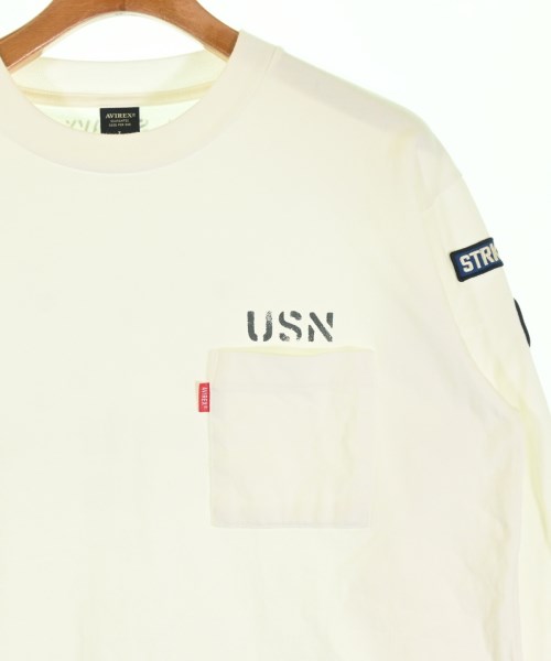 AVIREX（アヴィレックス）Tシャツ・カットソー 白 サイズ:L レディース/2200687289059