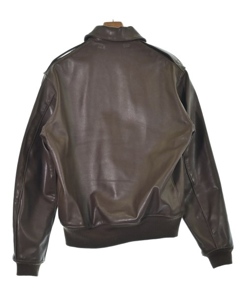 AEROLEATHER（アエロレザー）ライダース 茶 サイズ:42(L位) メンズ/2200727688026