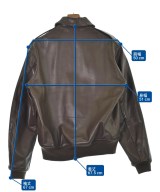 AEROLEATHER（アエロレザー）ライダース 茶 サイズ:42(L位) メンズ/2200727688026