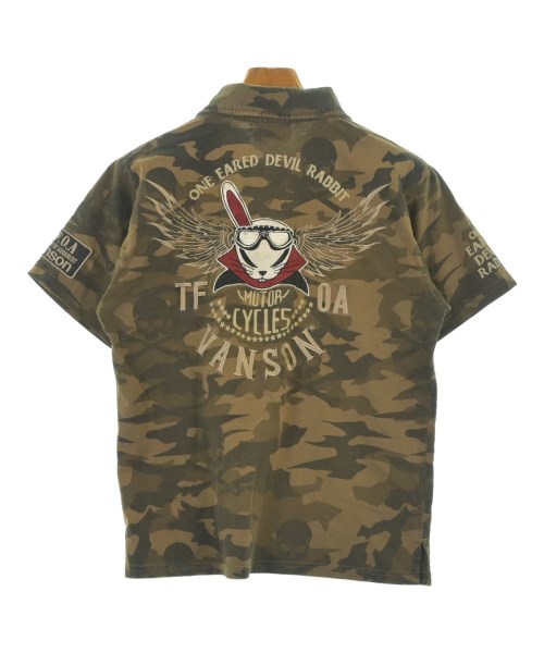 VANSON（ヴァンソン）ポロシャツ ベージュ サイズ:M メンズ/2200618663095