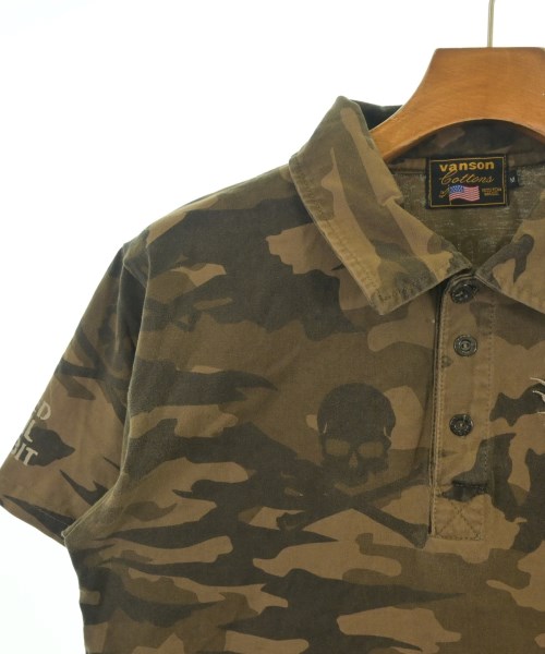 VANSON（ヴァンソン）ポロシャツ ベージュ サイズ:M メンズ/2200618663095