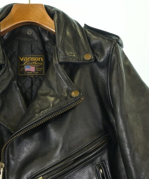 VANSON（ヴァンソン）ライダース 黒 サイズ:36(XS位) メンズ/2200617015017