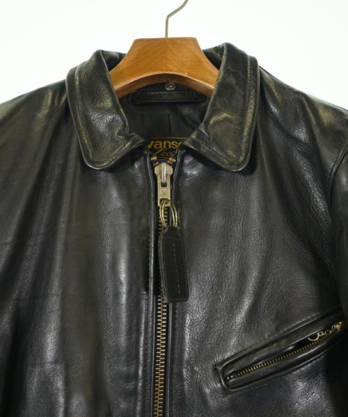 VANSON（ヴァンソン）ライダース 黒 サイズ:36(XS位) メンズ/2200617015024