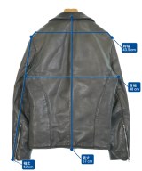 VANSON（ヴァンソン）ライダース グレー サイズ:34(S位) メンズ/2200645876017
