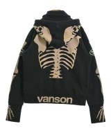 VANSON（ヴァンソン）パーカー 黒 サイズ:L メンズ/2200710701022