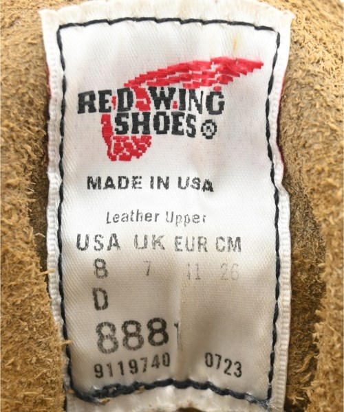 REDWING（レッドウィング）ブーツ 茶 サイズ:26cm メンズ/2200593662014
