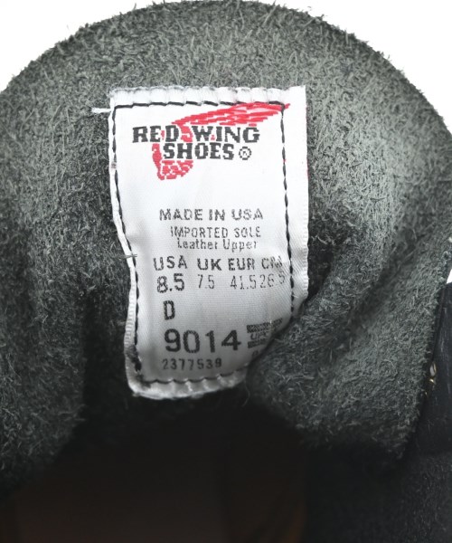 REDWING（レッドウィング）ブーツ 黒 サイズ:26.5cm メンズ/2200712200059