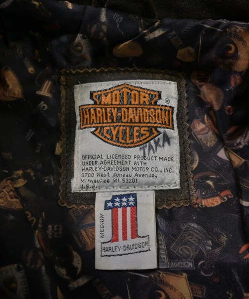 HARLEY DAVIDSON（ハーレーダビッドソン）ライダース 茶 サイズ:M メンズ/2200636521018