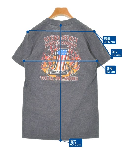 HARLEY DAVIDSON（ハーレーダビッドソン）Tシャツ・カットソー グレー サイズ:S メンズ/2200637042048