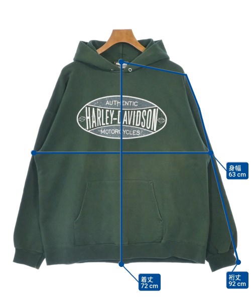 HARLEY DAVIDSON（ハーレーダビッドソン）パーカー 緑 サイズ:XL メンズ/2200614466041