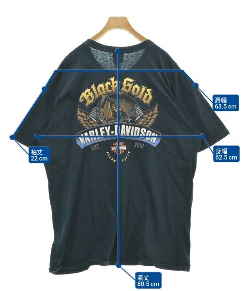 HARLEY DAVIDSON（ハーレーダビッドソン）Tシャツ・カットソー 紺 サイズ:2XL(XXXL位) メンズ/2200618030071