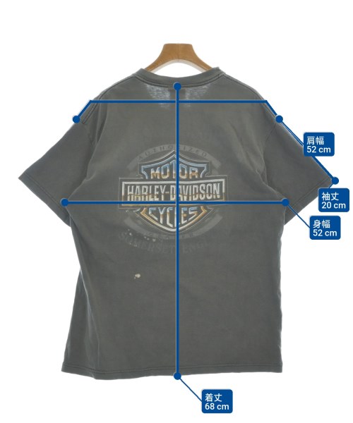 HARLEY DAVIDSON（ハーレーダビッドソン）Tシャツ・カットソー グレー サイズ:L メンズ/2200674405059