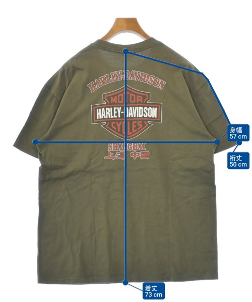 HARLEY DAVIDSON（ハーレーダビッドソン）Tシャツ・カットソー カーキ サイズ:-(M位) メンズ/2200646553047