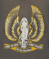 HARLEY DAVIDSON（ハーレーダビッドソン）Tシャツ・カットソー グレー サイズ:-(XS位) メンズ/2200704939028