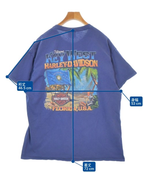 HARLEY DAVIDSON（ハーレーダビッドソン）Tシャツ・カットソー 青 サイズ:XL メンズ/2200668010054