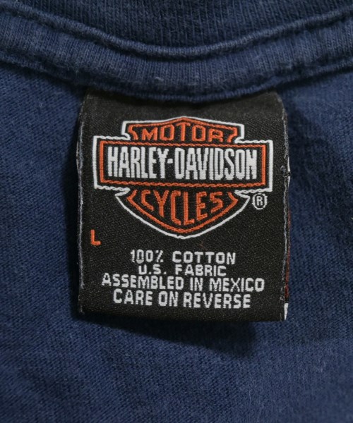 HARLEY DAVIDSON（ハーレーダビッドソン）Tシャツ・カットソー 紺 サイズ:L メンズ/2200733231070