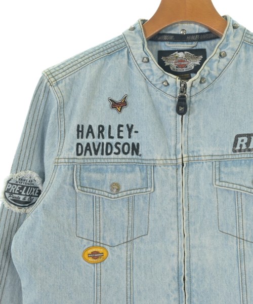 HARLEY DAVIDSON（ハーレーダビッドソン）ライダース 青 サイズ:L メンズ/2200721738079