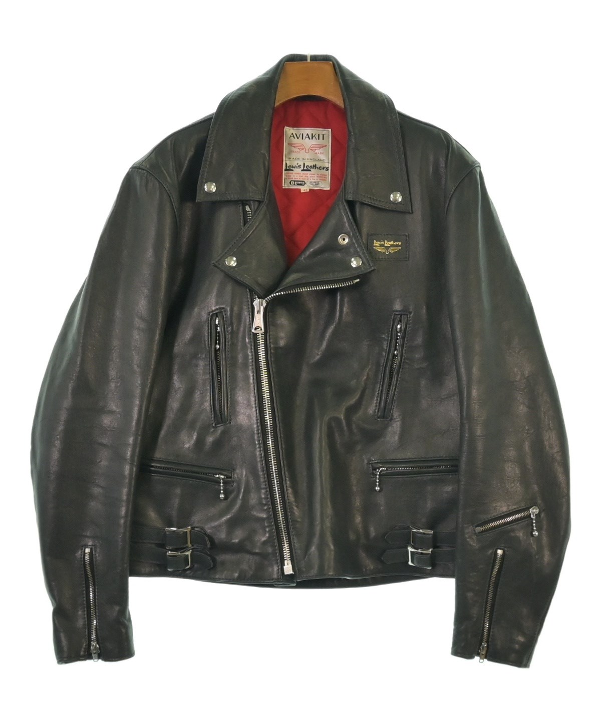 Lewis Leathers（ルイス・レザー）ライダース グレー サイズ:42(L位