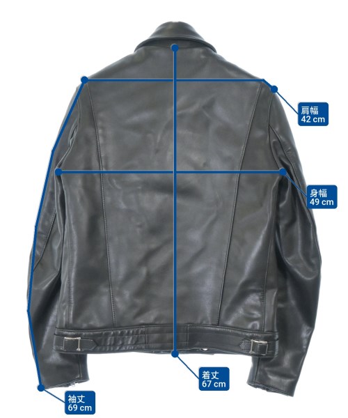 Lewis Leathers（ルイス・レザー）ライダース 黒 サイズ:38(M位) メンズ/2200657678029