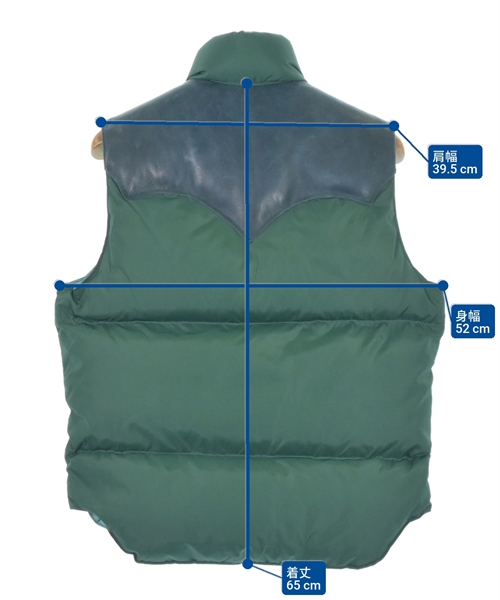 WAREHOUSE（ウエアハウス）ダウンジャケット/ダウンベスト 緑 サイズ:38(M位) メンズ/2200635732231