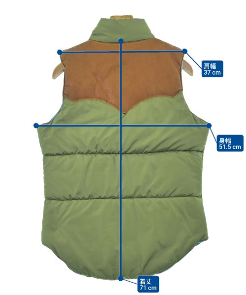 -（ソノタ）ダウンジャケット/ダウンベスト 緑 サイズ:-(M位) メンズ/2200620461023