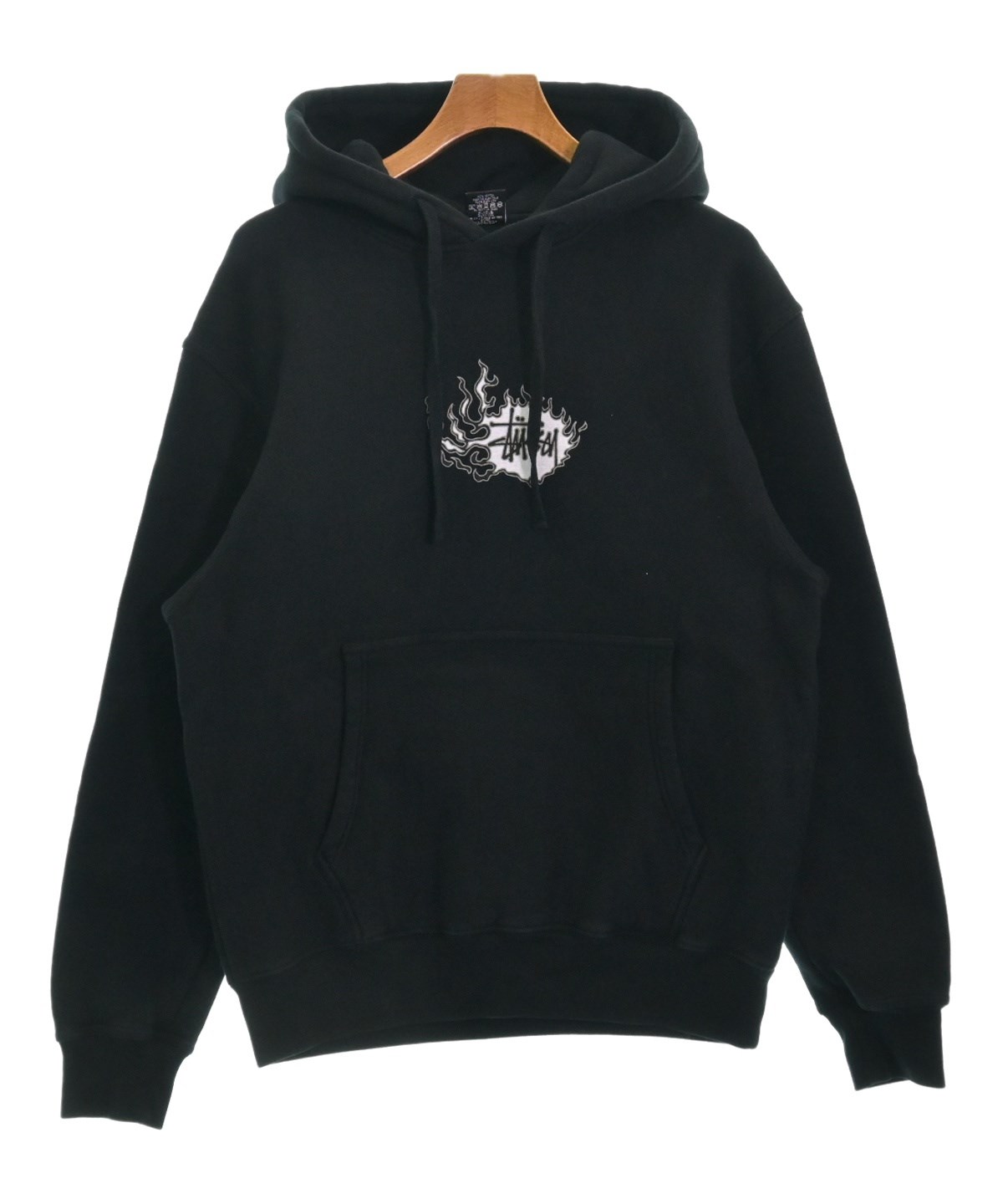 STUSSY（ステューシー）パーカー 黒 サイズ:S メンズ