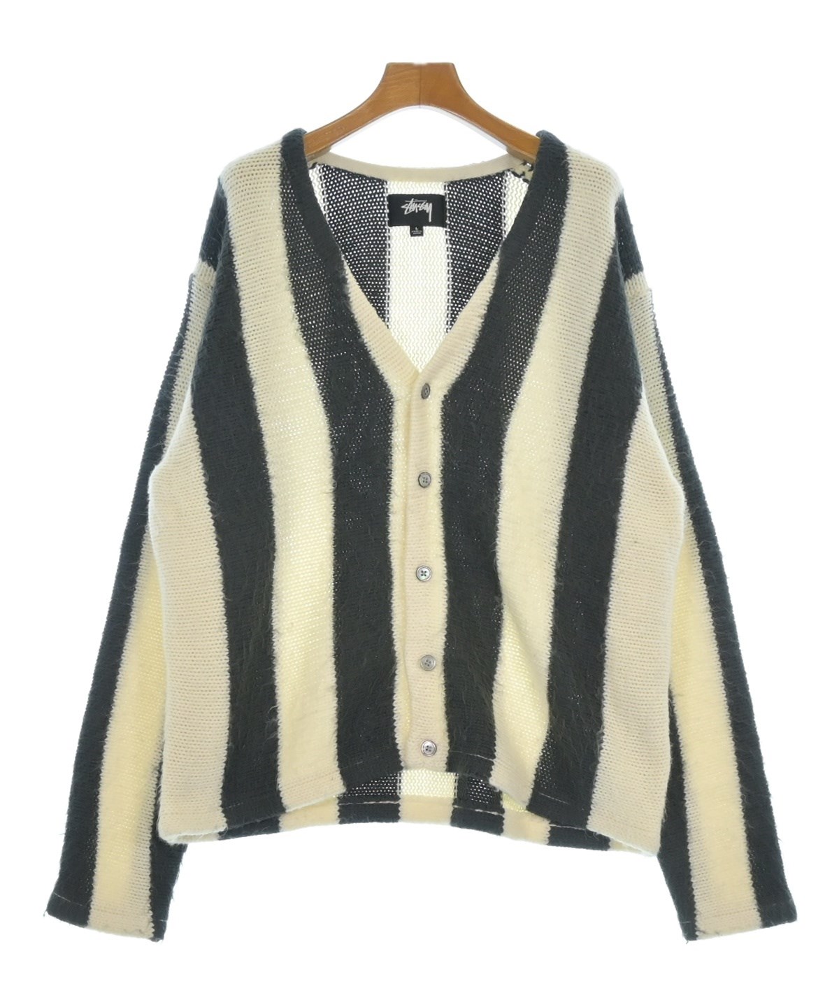 STUSSY（ステューシー）カーディガン 白 サイズ:L メンズ