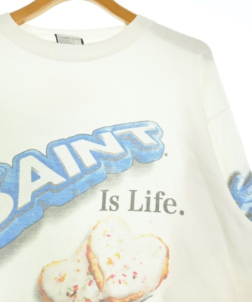 SAINT MICHAEL（セントマイケル）Tシャツ・カットソー 白 サイズ:M メンズ/2200636743052