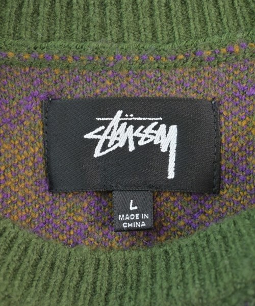STUSSY（ステューシー）ニット・セーター 緑 サイズ:L メンズ/2200637131087