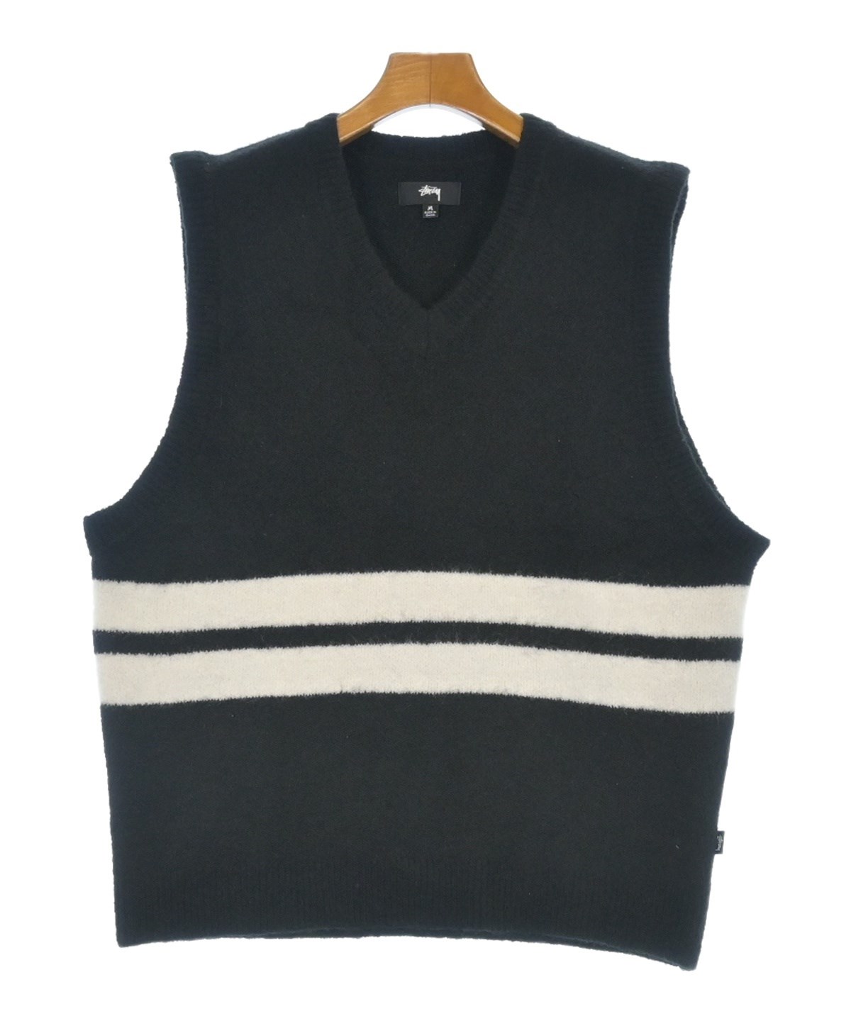 STUSSY（ステューシー）ベスト 黒 サイズ:M メンズ/2200637131094