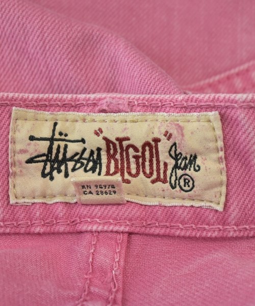 STUSSY（ステューシー）デニムパンツ ピンク サイズ:32(L位) メンズ/2200638065053