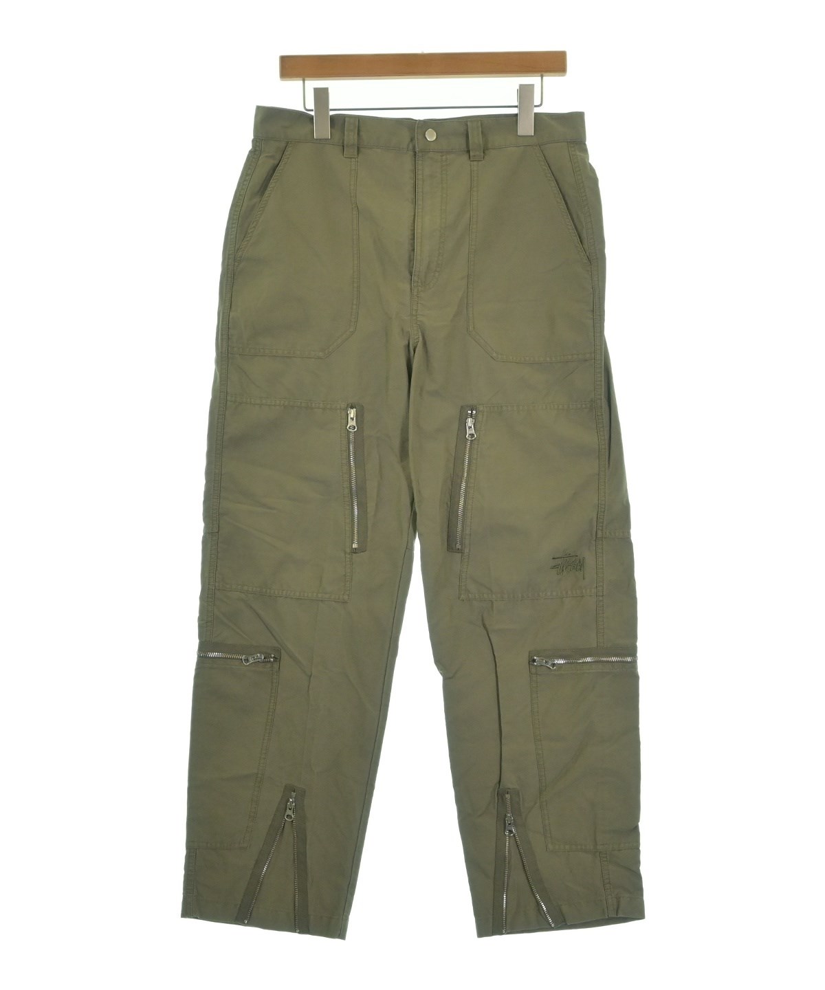 STUSSY（ステューシー）カーゴパンツ カーキ サイズ:S メンズ