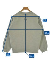 STUSSY（ステューシー）スウェット グレー サイズ:S メンズ/2200638361247