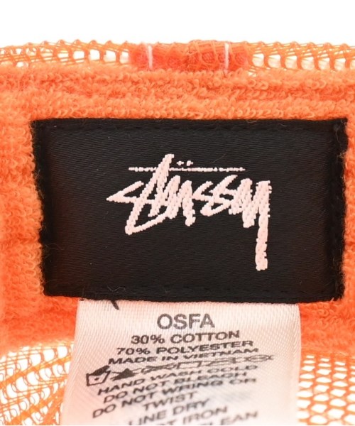 STUSSY（ステューシー）キャップ オレンジ サイズ:57cm メンズ/2200640544362