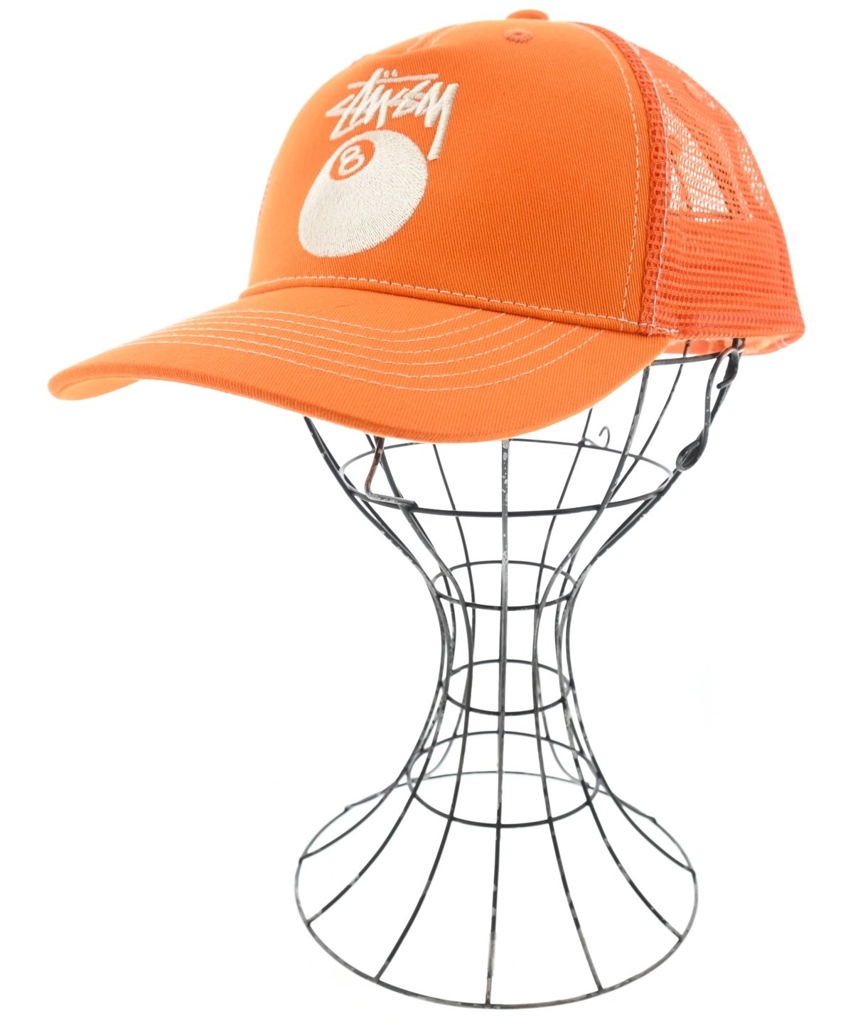 Stussy オレンジキャップ STUSSY（ステューシー）キャップ オレンジ サイズ:57cm メンズ